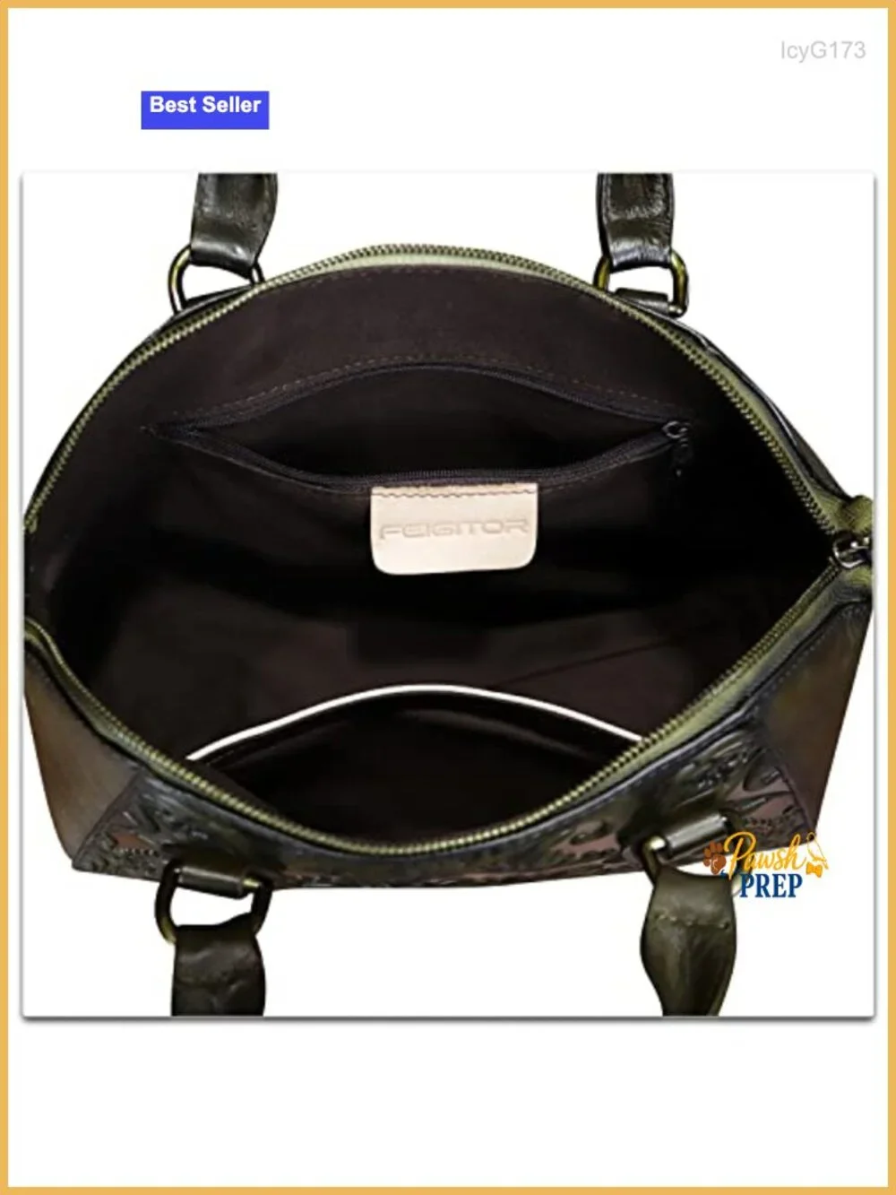 Vintage Genuine Leather Satchel Bag Women Crossbody Shoulder Handbag